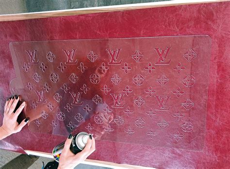 louis vuitton spray paint stencil.